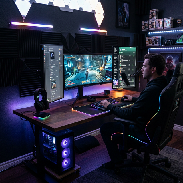 Gaming Desk Setup